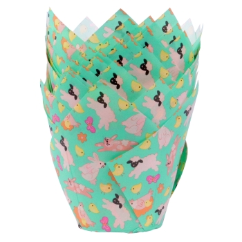 Tulip Cupcake Case - Easter Animals